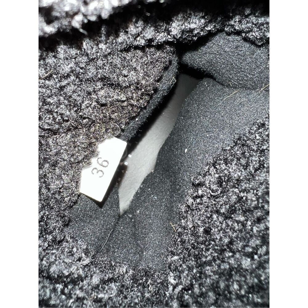 Moncler Womens Insolux Faux Fur ankle boots size 36 - Picture 9 of 14